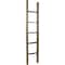 Ekena Millwork 15"W x 72"H x 3 1/2"D Vintage Farmhouse 5 Rung Ladder, Barnwood Decor Collection, Pebble Grey DECR015X072X04LDRPG - alternate 1